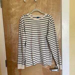 J. Crew Factory oversized striped long sleeve